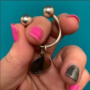 Tiffany & Co. Sterling Silver Small Key Ring